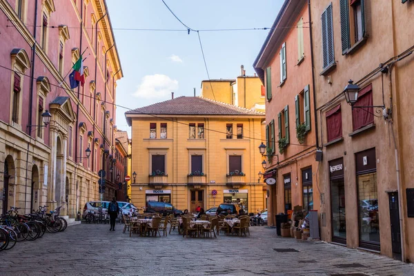 Bologna Italy October 2018 Piazza Dei Celestini Square Bologna Italy — Stock Photo, Image