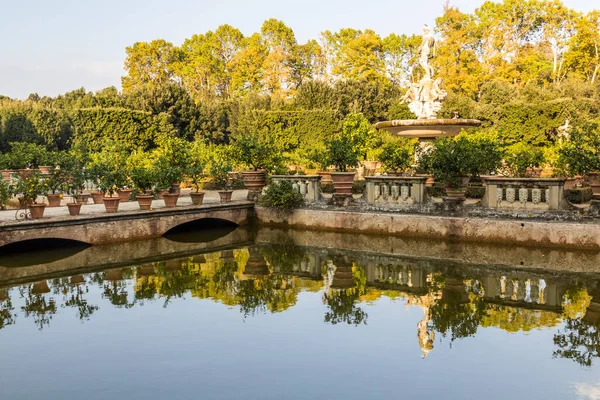 Pond Fountain Boboli Gardens Florence Italy — Stock Photo, Image