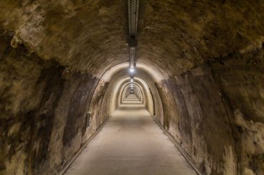 Zagreb ve Hırvatistan 'daki yaya tüneli Griç