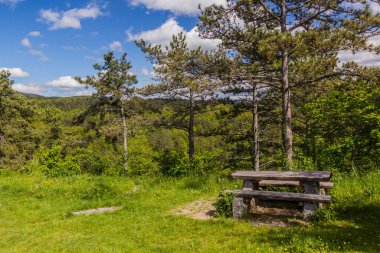 Slovenya 'daki Skocjan Mağaraları yakınlarında piknik yeri