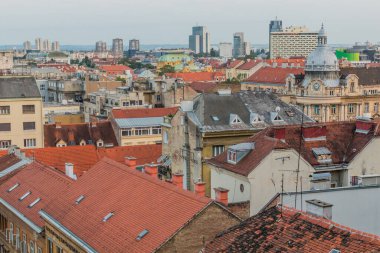 Zagreb ve Hırvatistan 'ın Skyline manzarası