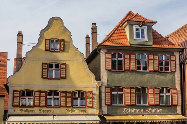 Dinkelsbuhl Germany August 2019 Medieval Houses Dinkelsbuhl Bavaria State Germany — Zdjęcie stockowe