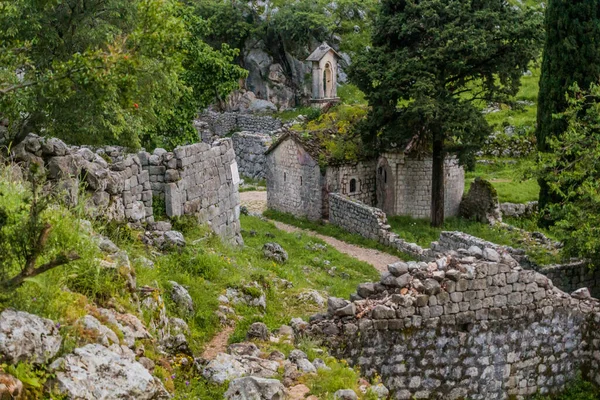 Ruinas Iglesia Sveti Dorde Sobre Kotor Montenegro — Foto de Stock