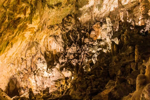 Formazioni Rocciose Della Grotta Postumia Slovenia — Foto Stock