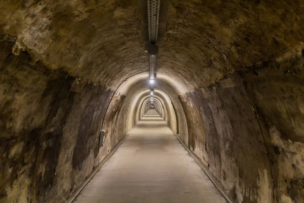 Túnel Peatonal Gric Zagreb Croacia —  Fotos de Stock