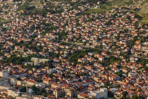 Luftaufnahme Von Mostar Bosnien Und Herzegowina — Stockfoto