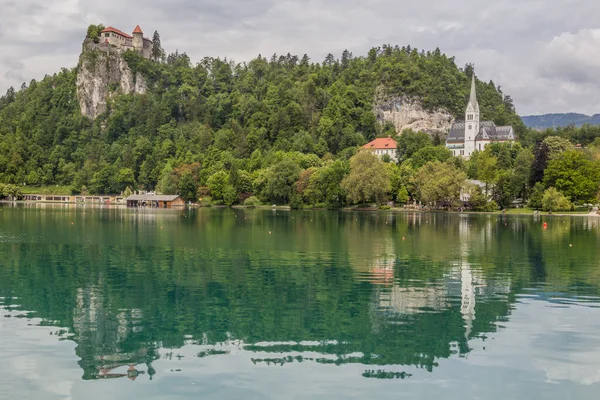 Blejski Grad Bled Castle Словенії — стокове фото