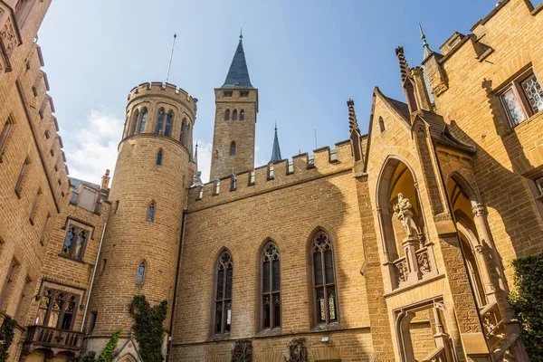 Kasteel Hohenzollern Deelstaat Baden Wuerttemberg Duitsland — Stockfoto