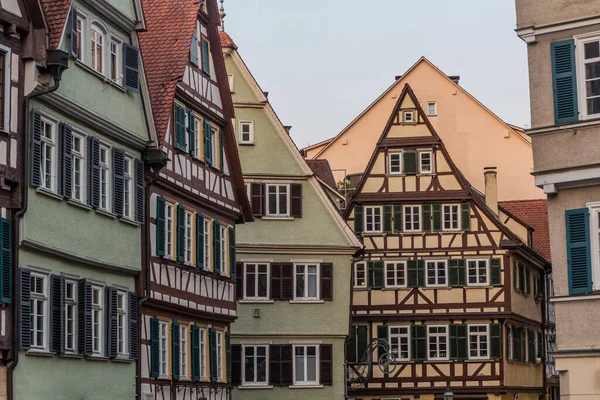 Średniowieczne Domy Tubingen Niemcy — Zdjęcie stockowe