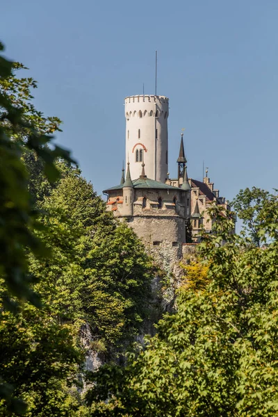 Castillo Lichtenstein Estado Baden Wuerttemberg Alemania —  Fotos de Stock