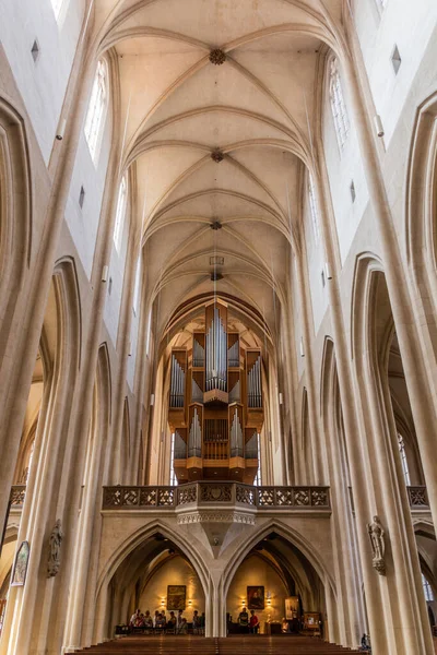 Rothenburg Niemcy Sierpnia 2019 Kościół Jakuba Rothenburgu Der Tauber Stan — Zdjęcie stockowe