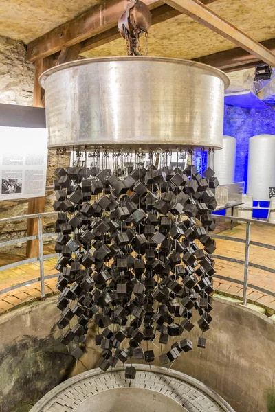 Haigerloch Niemcy Sierpnia 2019 Kostki Uranu Eksperymentalnym Reaktorze Jądrowym Haigerloch — Zdjęcie stockowe