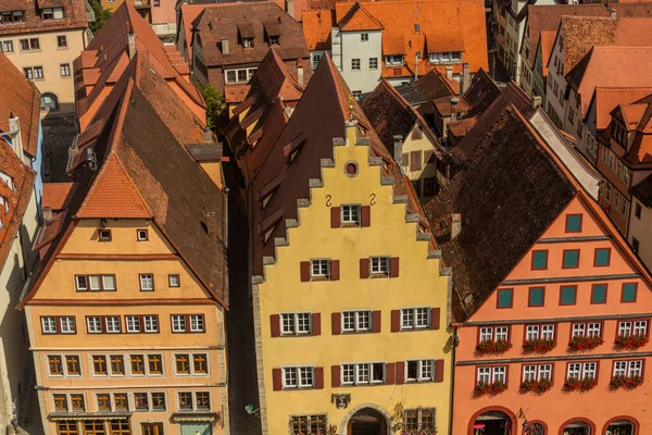 Gamla Stan Rothenburg Der Tauber Delstaten Bayern Tyskland — Stockfoto