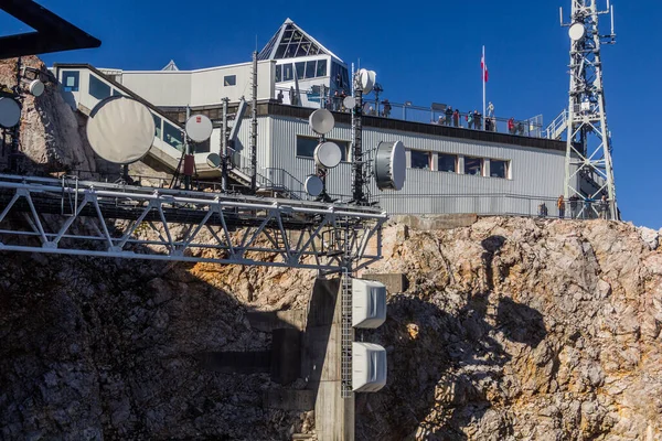 Zugspitze Alemania Septiembre 2019 Zugspitze Mountain Platform Alemania — Foto de Stock