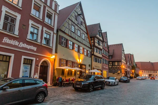 Dinkelsbuhl Germany August 2019 Evening View Dinkelsbuhl Bavaria State Germany — Stock fotografie