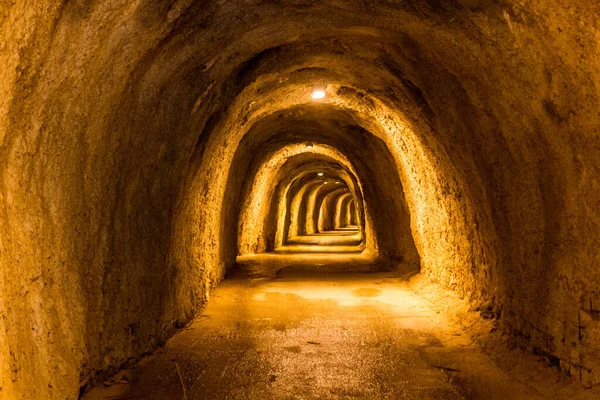 Tunnel Pedonale Vicino Rafailovici Montenegro — Foto Stock