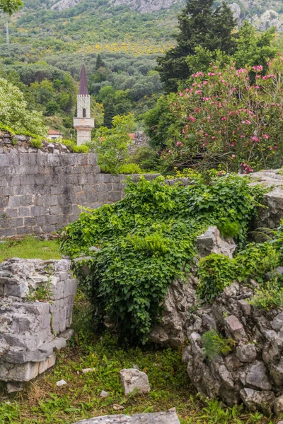 Ruinas Antiguo Asentamiento Stari Bar Montenegro — Foto de Stock