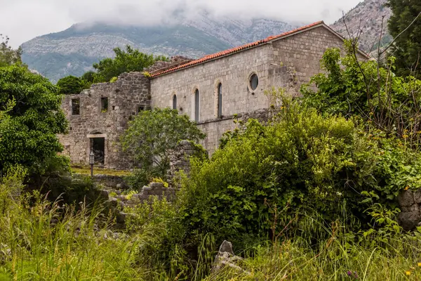 Zřícenina Starobylé Osady Stari Bar Černá Hora — Stock fotografie