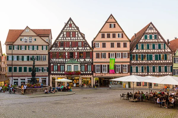 Tubingen Germany August 2019 Marktplatz Square Tubingen Germany — Stockfoto