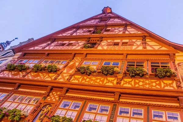 Casa Medieval Dinkelsbuhl Baviera Alemania —  Fotos de Stock