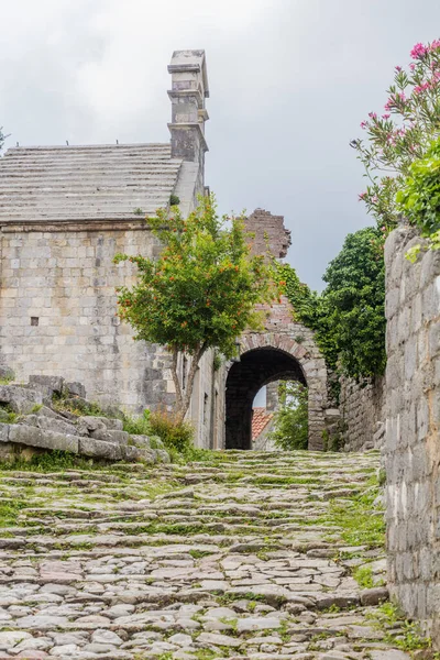 Ruiner Gammal Bosättning Stari Bar Montenegro — Stockfoto