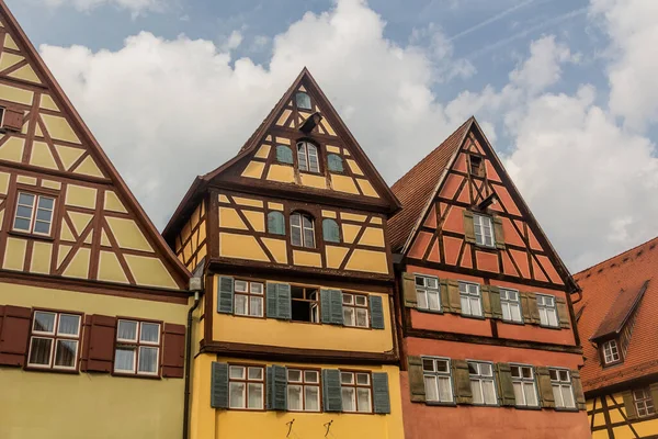 Medeltida Hus Dinkelsbuhl Delstaten Bayern Tyskland — Stockfoto