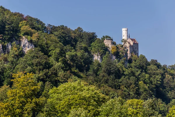 Castillo Lichtenstein Estado Baden Wuerttemberg Alemania — Foto de Stock