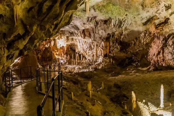 Formations Rocheuses Grotte Postojna Slovénie — Photo