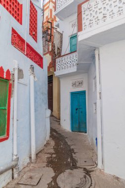 Udaipur 'da dar bir sokak, Rajasthan eyaleti, Hindistan