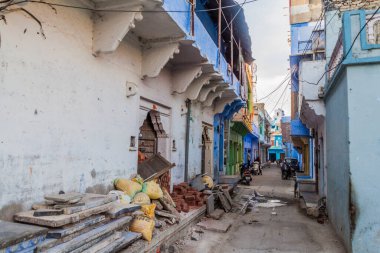 CHANORGARH, Hindistan - 15 Şubat 2017: Chittorgarh, Rajasthan Eyaleti, Hindistan