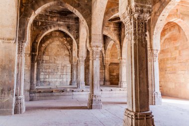Mandvi ya da Champaner tarihi şehri, Gujarat Eyaleti, Hindistan 'daki gümrük evi