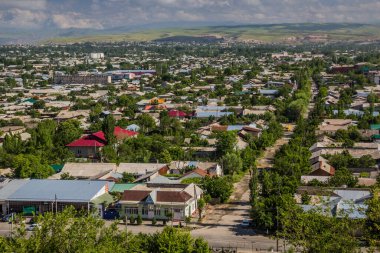 Kırgızistan, Osh 'un hava manzarası