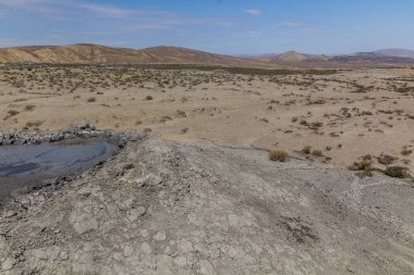 Gobustan 'daki çamur volkanı (Qobustan), Azerbaycan