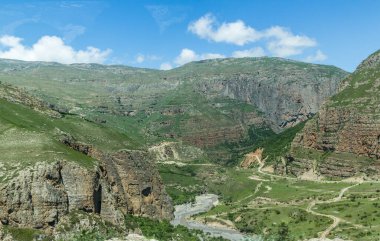 Gualochay nehir kanyonu, Azerbaycan manzarası
