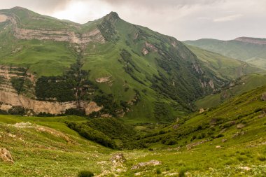 Kafkasya 'da Laza yakınlarındaki Kanyon, Azerbaycan