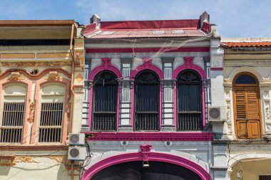 George Town, Malezya 'da eski bir ev.