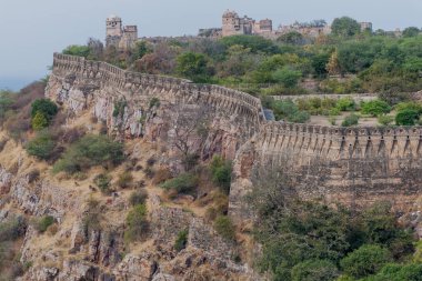 Chittorgarh 'daki Chittor Kalesi Manzarası, Rajasthan Eyaleti, Hindistan