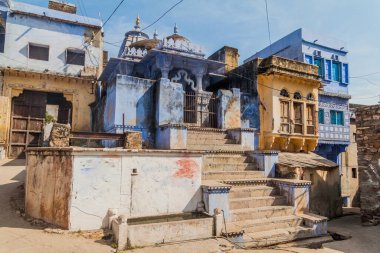 Bundi 'deki küçük tapınak, Rajasthan eyaleti, Hindistan
