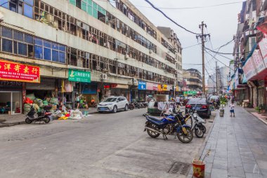 HUAİHUA, ÇİN - 15 AĞUSTOS 2018: Huaihua, Hunan Eyaleti, Çin