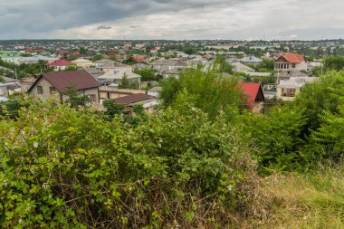 Qusar, Azerbaycan 'ın hava görüntüsü
