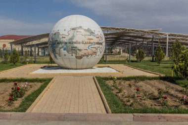 TARAZ, KAZAKHSTAN - 30 Mayıs 2018: Eski Taraz Yerleşkesi, Kazakistan