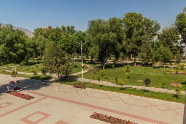 Khujand, Tacikistan 'daki Central Park.