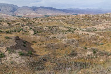 Tacikistan 'daki Antik Penjikent kalıntıları