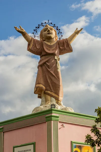 Constanza République Dominicaine Décembre 2018 Monument Divin Enfant Sur Une — Photo