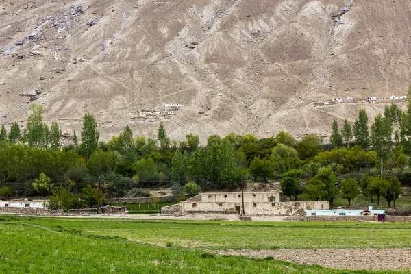 Село Ваханской Долине Таджикистана — стоковое фото