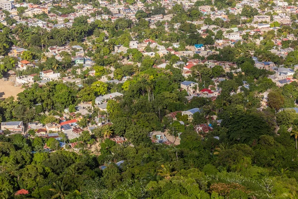 Widok Lotu Ptaka Puerto Plata Dominikana — Zdjęcie stockowe