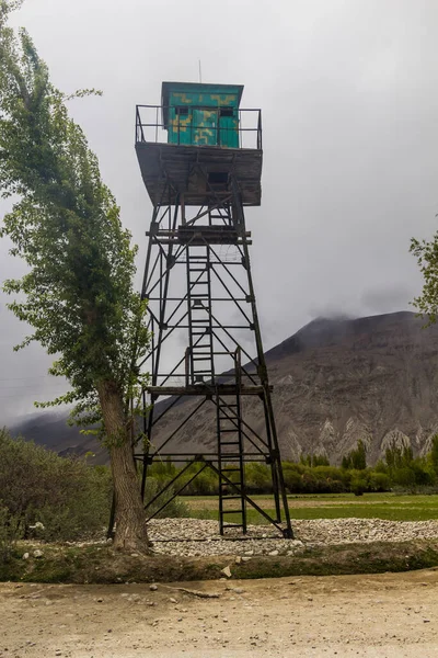 Сторожевая Башня Ваханской Долине Между Таджикистаном Афганистаном — стоковое фото