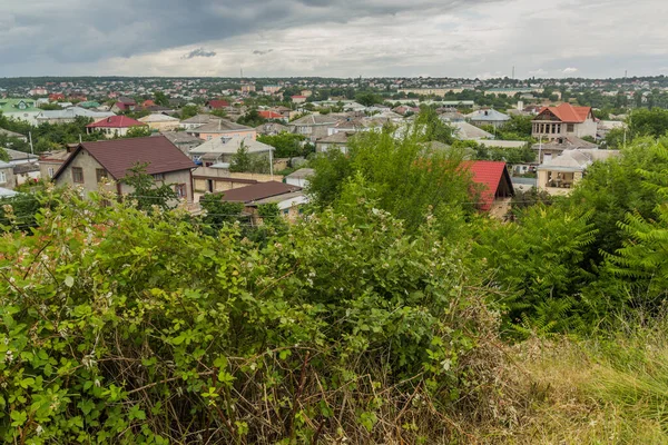 Qusar, Azerbaycan 'ın hava görüntüsü
