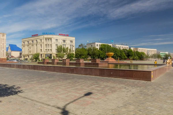 Türkistan Kasakhstan Mai 2018 Brunnen Central Park Turkistan Kasachstan — Stockfoto