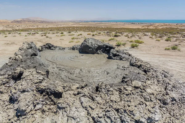 Wulkan Błotny Gobustan Qobustan Azerbejdżan — Zdjęcie stockowe